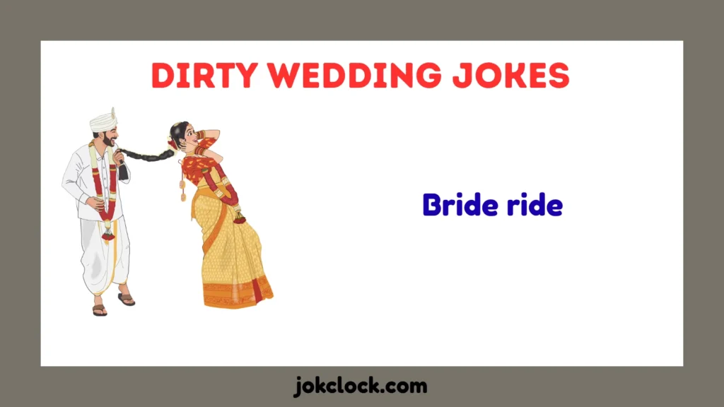 Dirty Wedding Jokes