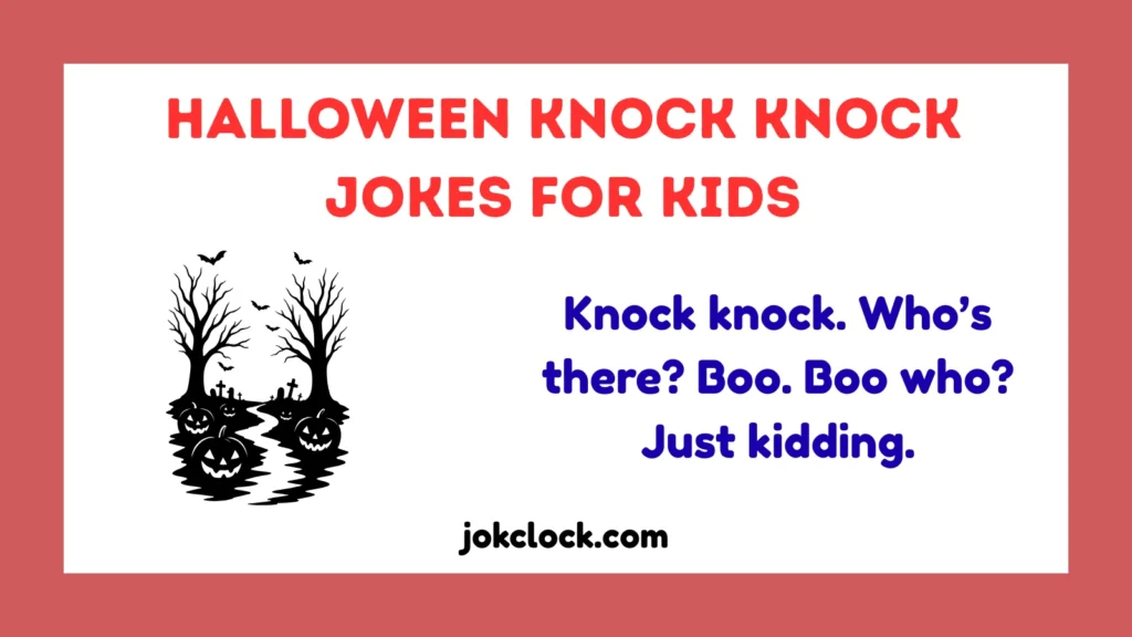 Halloween Knock Knock Jokes for Kids